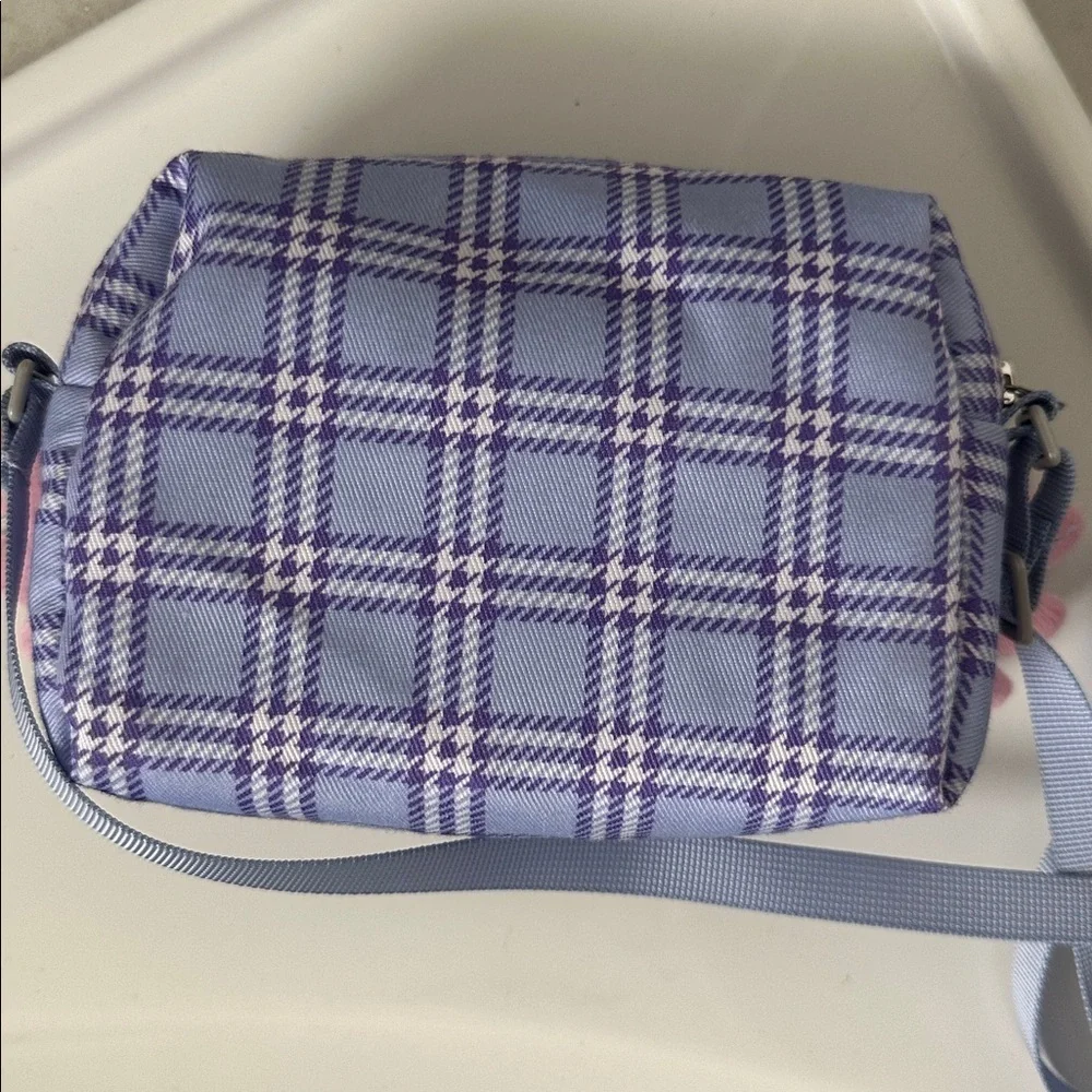 Purse Pets Plaid Owl Kids Bag - Purple and Pink